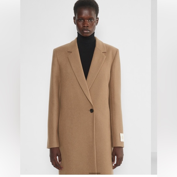 Babaton The New Stedman Coat - Virgin Wool in BLACK - Picture 5 of 8